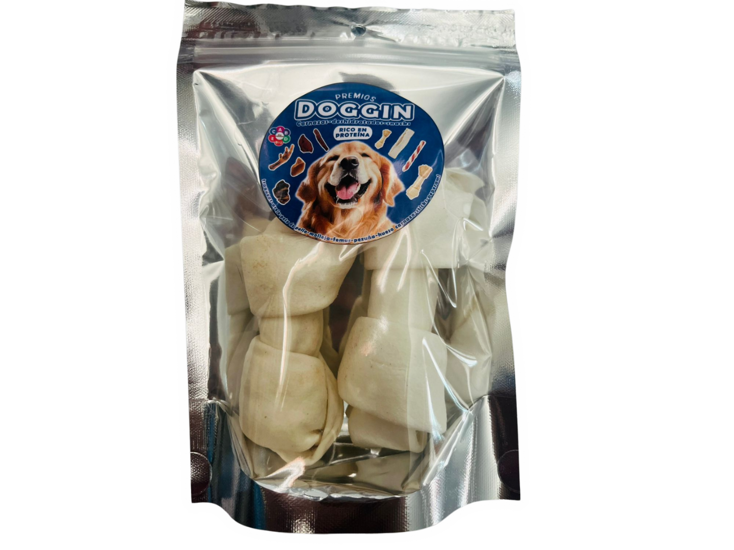 CARNAZA HUESO 4"-5" NATURAL - 2PZ