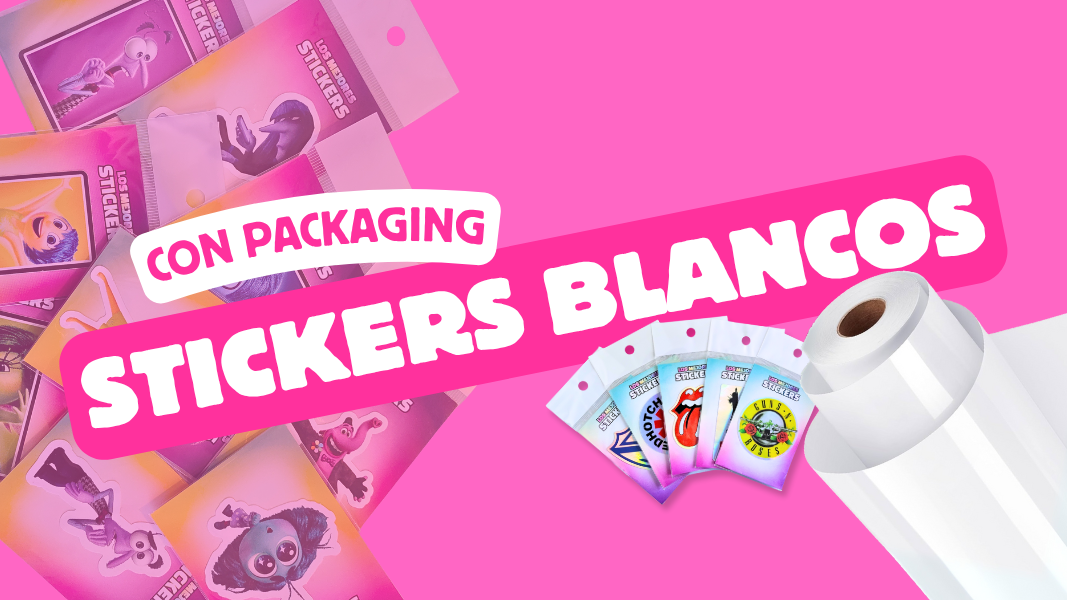 STICKER BLANCO c/ PACKAGING