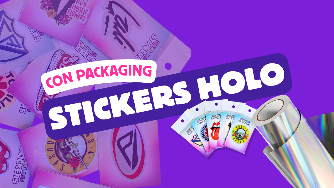 STICKER HOLO c/PACKAGING