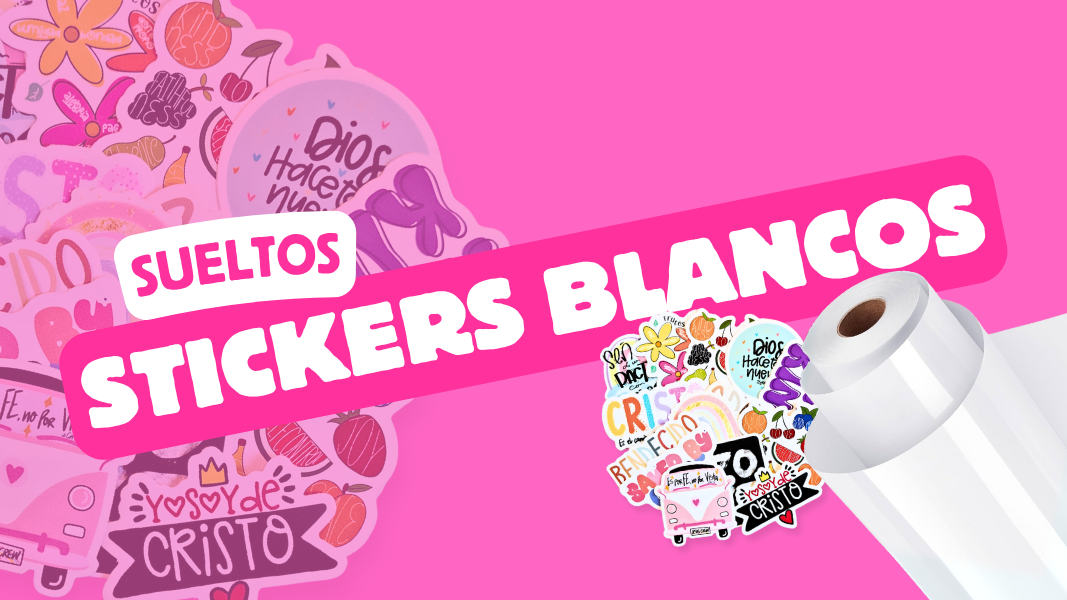 STICKERS BLANCOS SUELTOS