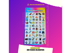 #5_EXHIBIDOR + 300 STICKERS HOLOGRAFICOS