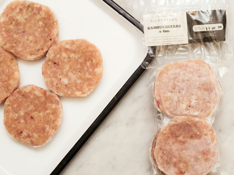 Hamburguesas de Pollo Pastoril x 4 unidades