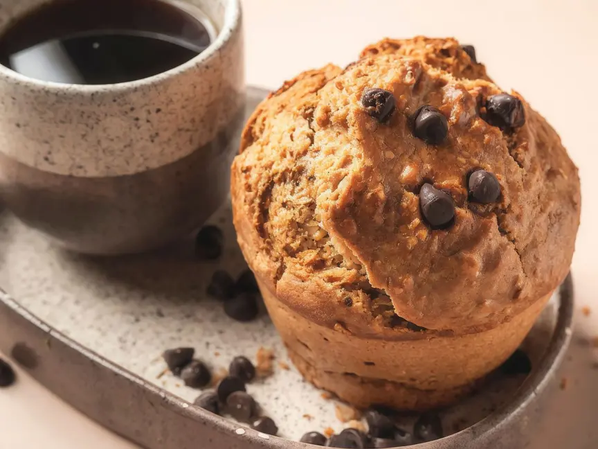 MUFFIN DE VAINILLA CON CHIPS DE CHOCOLATE
