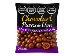 PASAS DE UVA CON CHOCOLATE Y LECHE