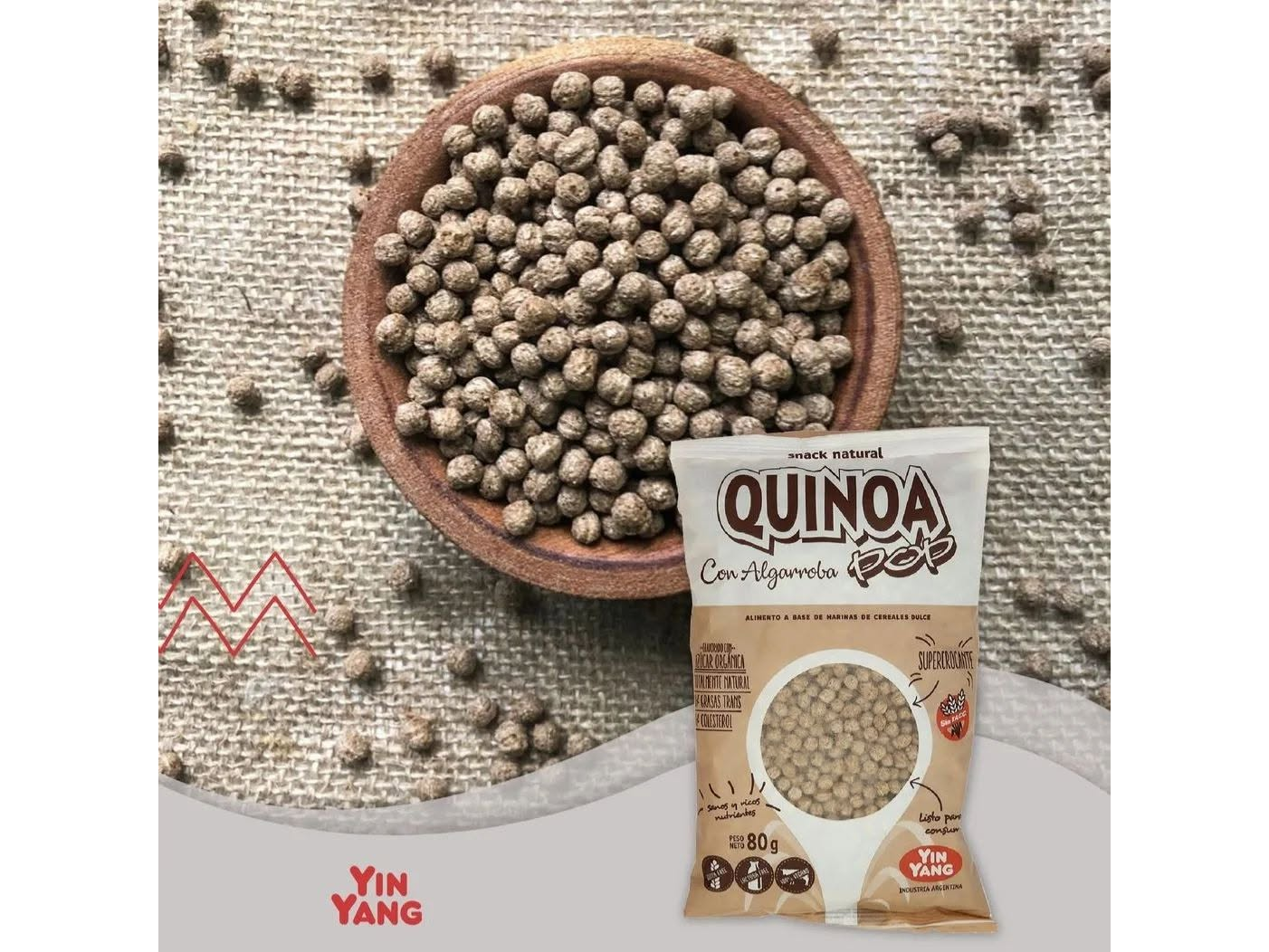 QUINOA POP ALGARROBA