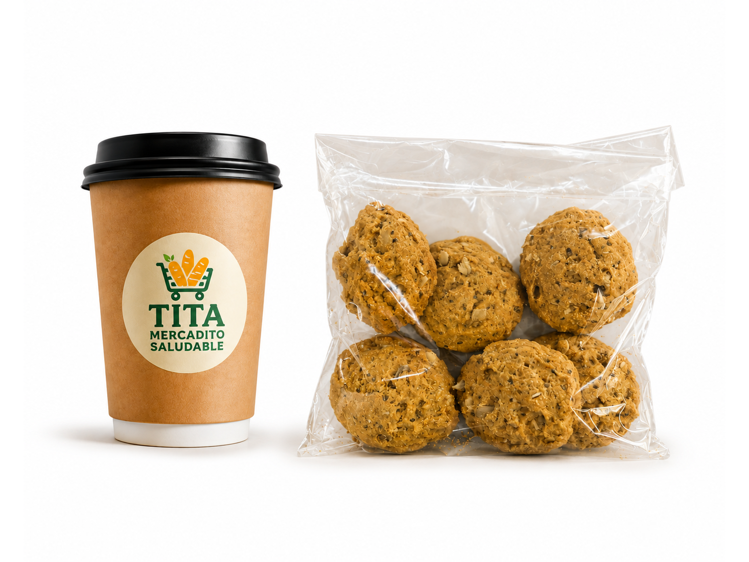 CAFE+GALLETAS INTEGRALES V.SABORES