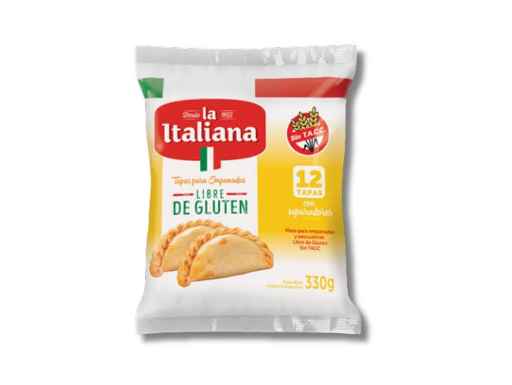 TAPA DE EMPANADA SIN GLUTEN