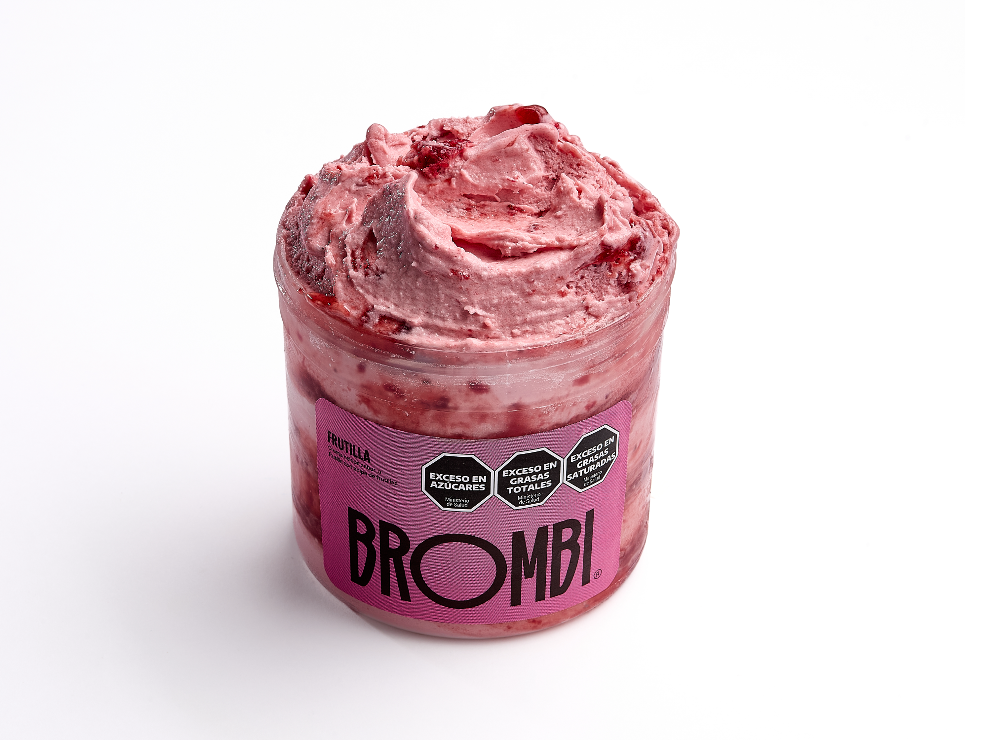 Helado de frutilla