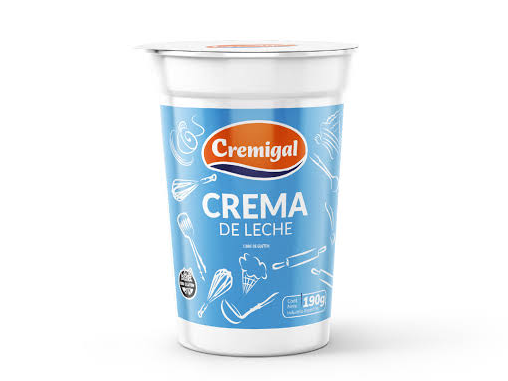 CREMA DE LECHE CREMIGAL 190G