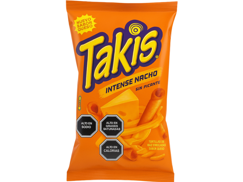 TAKIS INTENSE NACHO SIN PICANTE 85G