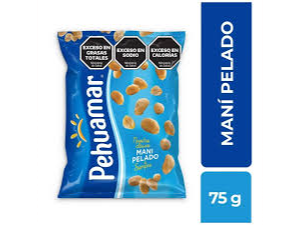 MANI PELADO SALADO PEHUAMAR 75G