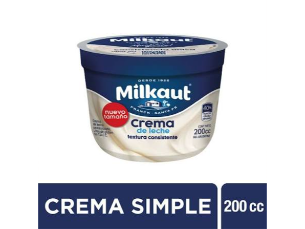 CREMA DE LECHE MILKAUT 200G