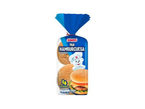 PAN HAMBURGUESA BIMBO X 4 U