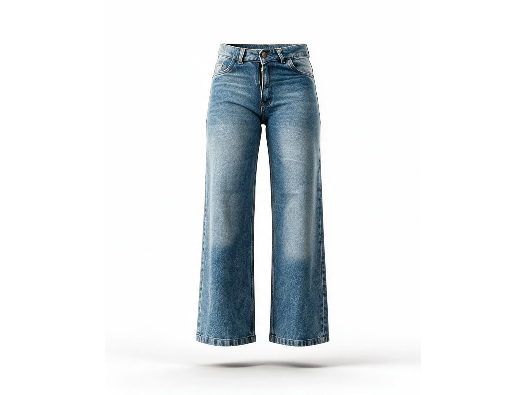 Jean Wide Leg Bleach - 78525