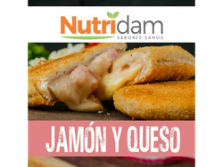 NUTRIDAM MILANESAS JAMON Y QUESO x4
