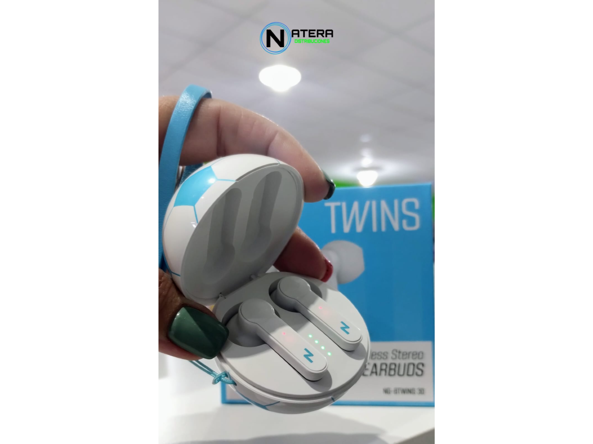 MANOS LIBRES TWINS EARBUDS 30 PELOTA ARGENTINA NOGA