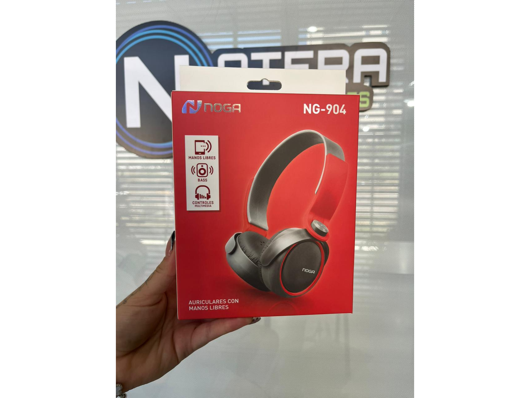 VINCHA C/CABLE NOGA NG-904