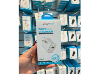 CARGADOR 220V SMARTILIKE 25W QC 3,0 (1 USB + CABLE C) (MT-TQ05)