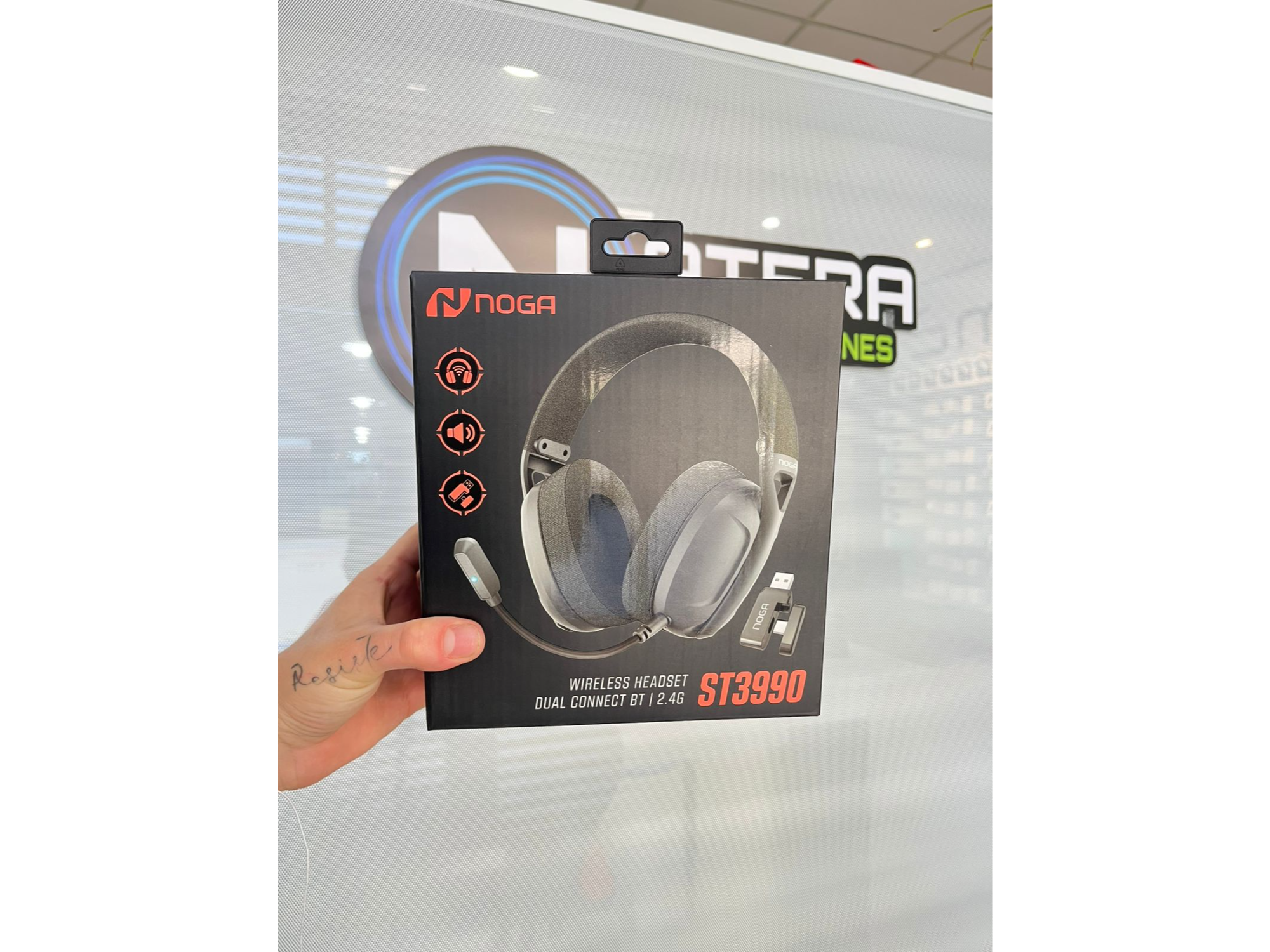 VINCHA GAMER BLUETOOTH CONEXION DUAL NOGA ST3990