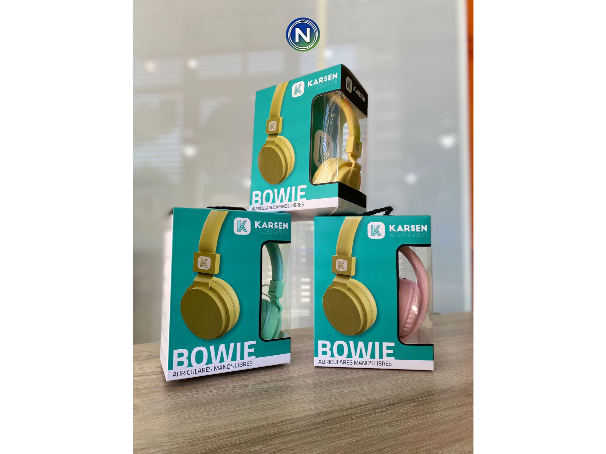 VINCHA C/CABLE KARSEN "BOWIE"