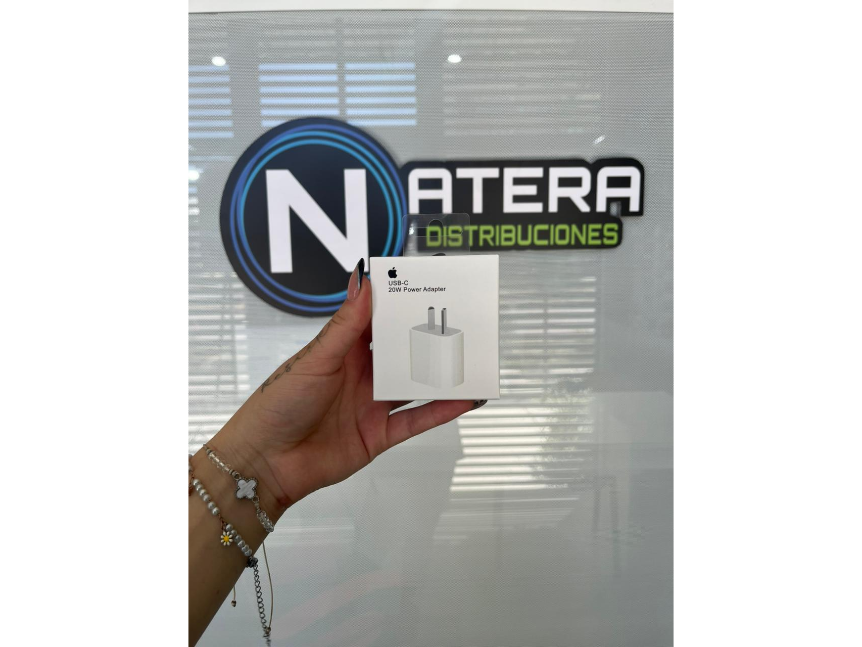 CARGADOR (CABEZAL) 20W IPHONE CERTIFICADO (USB-C)(PATA ARGENTINA)