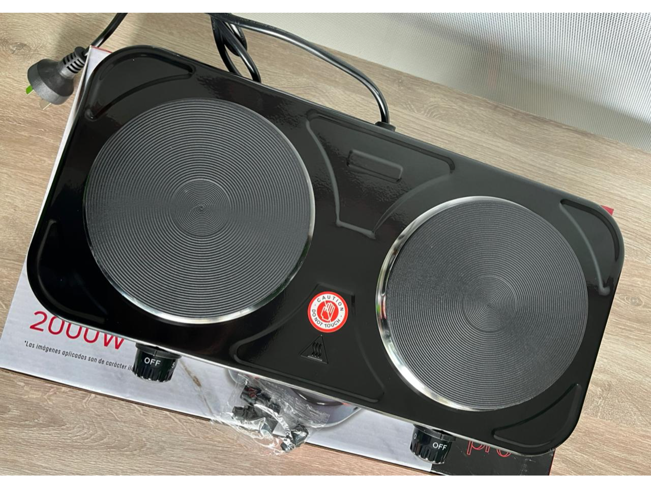 ANAFE ELECTRICO DUAL 2000W HPS204