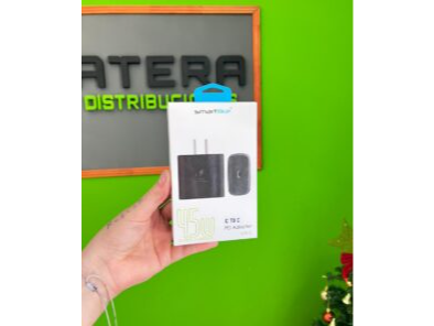 CARGADOR 220V 45W SMARTILIKE (1USB-A + CABLE C A C) (MT-TP01)