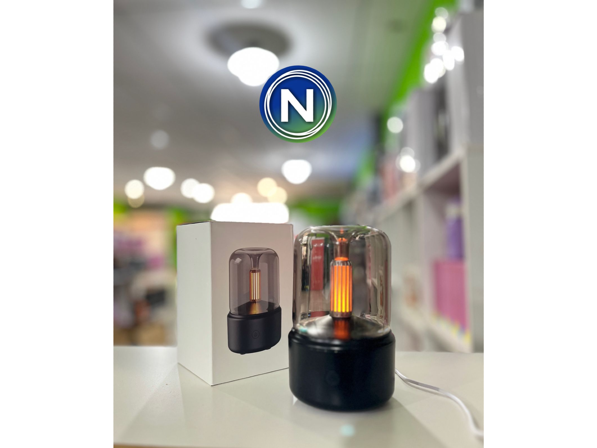HUMIDIFICADOR DIFUSOR DE AROMAS C/LUZ (RD-287)