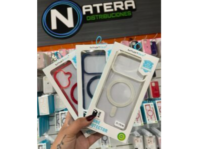 ANTIGOLPE MAGSAFE IPHONE 17/17PRO/17PROMAX (BORDE COLOR) SMARTILIKE