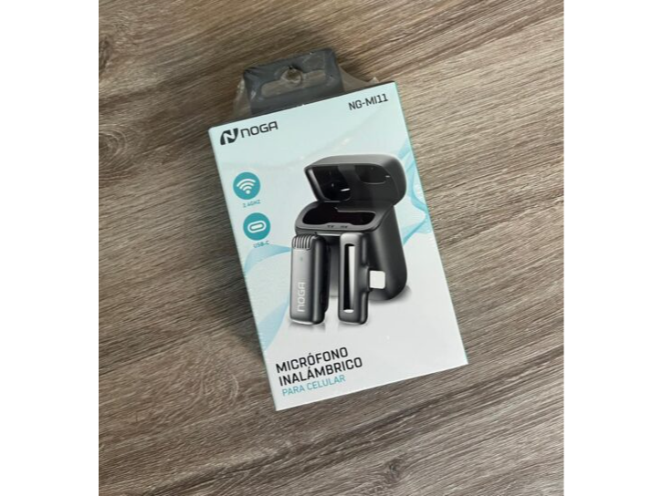 MICROFONO INALAMBRICO P/CELULAR C/CASITA DE CARGA (NG-MI11)