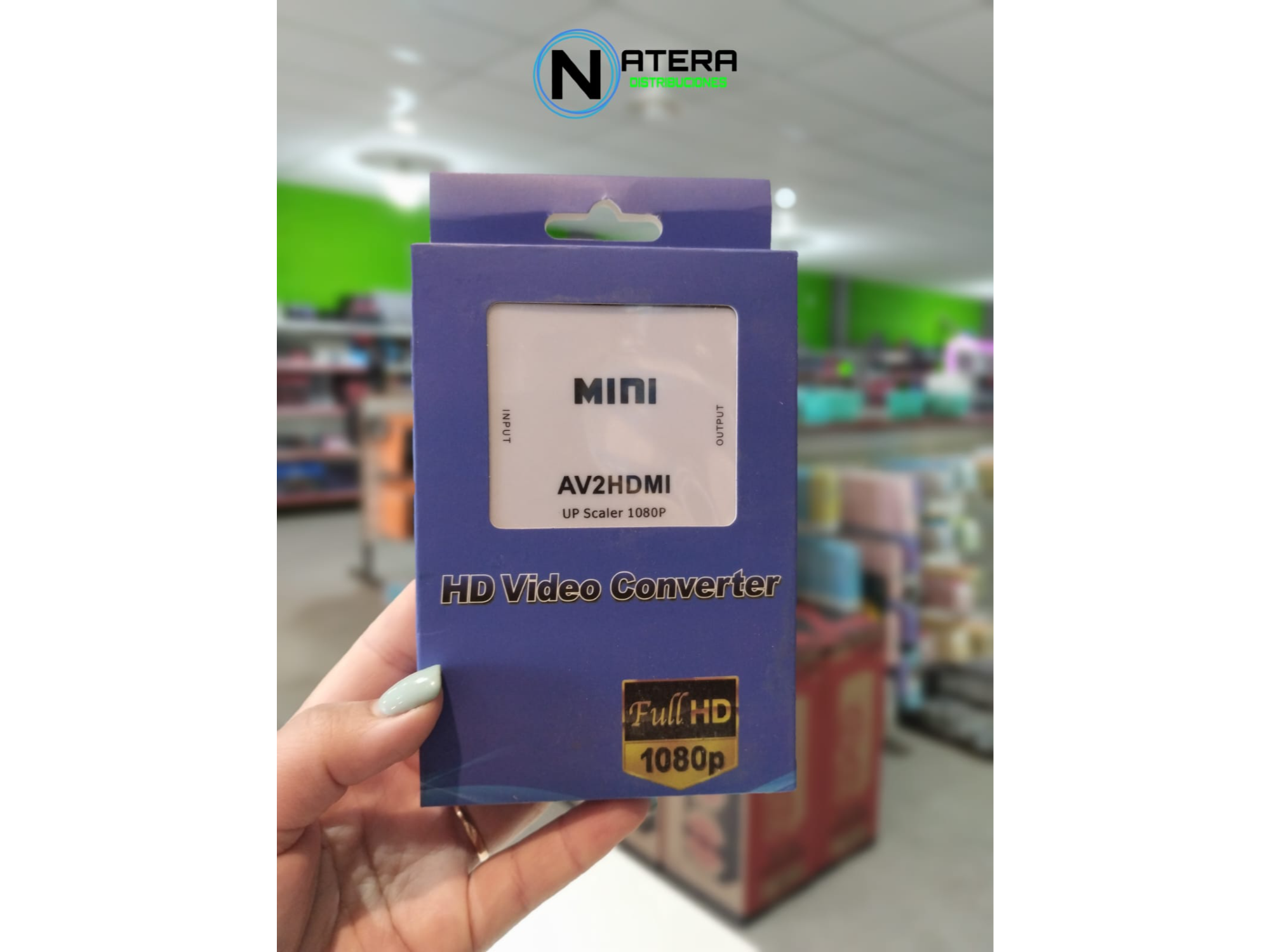 CONVERSOR AV A HDMI (RCA-HDMI)