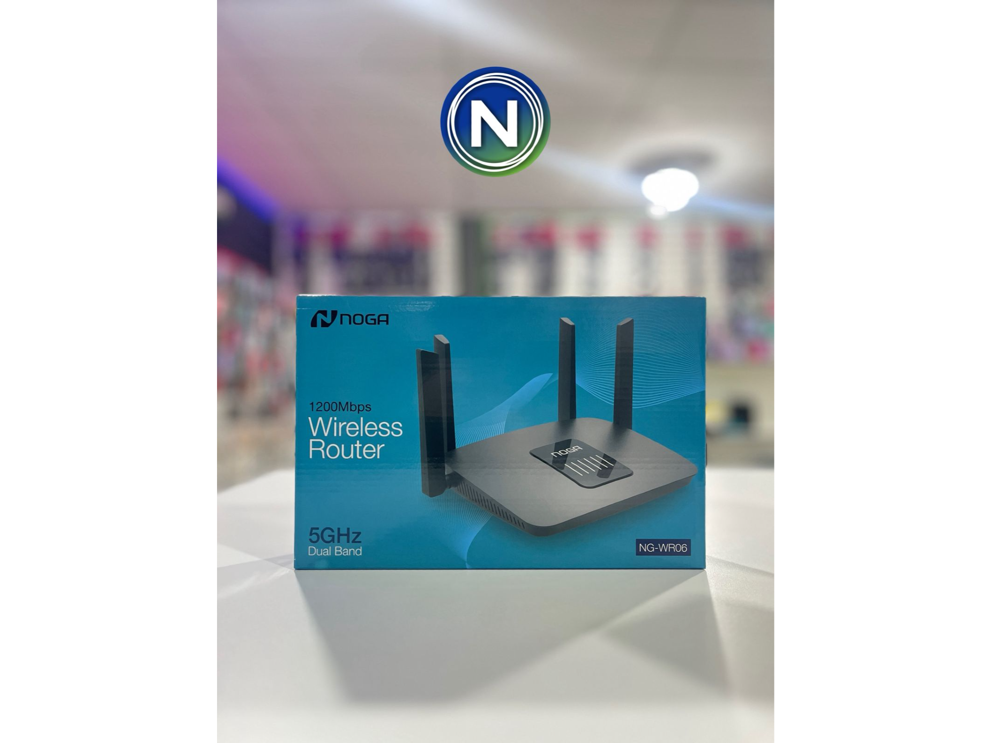 ROUTER 1200MBPS NOGA (4 ANTENAS) 5GHZ DUAL(NG-WR06)