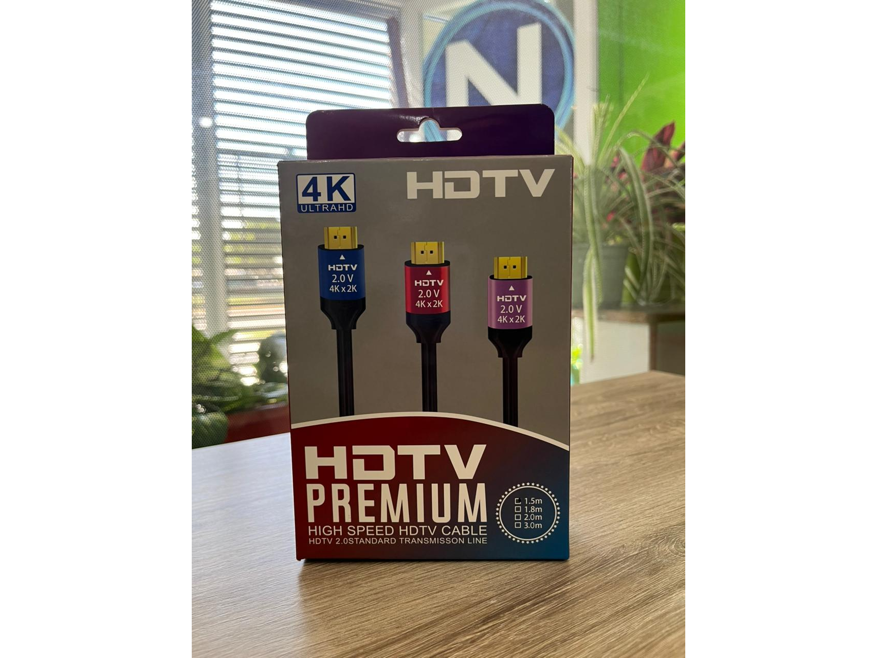 CABLE HDMI A HDMI 3M ENGOMADO 4K EN CAJA HDTV PREMIUM