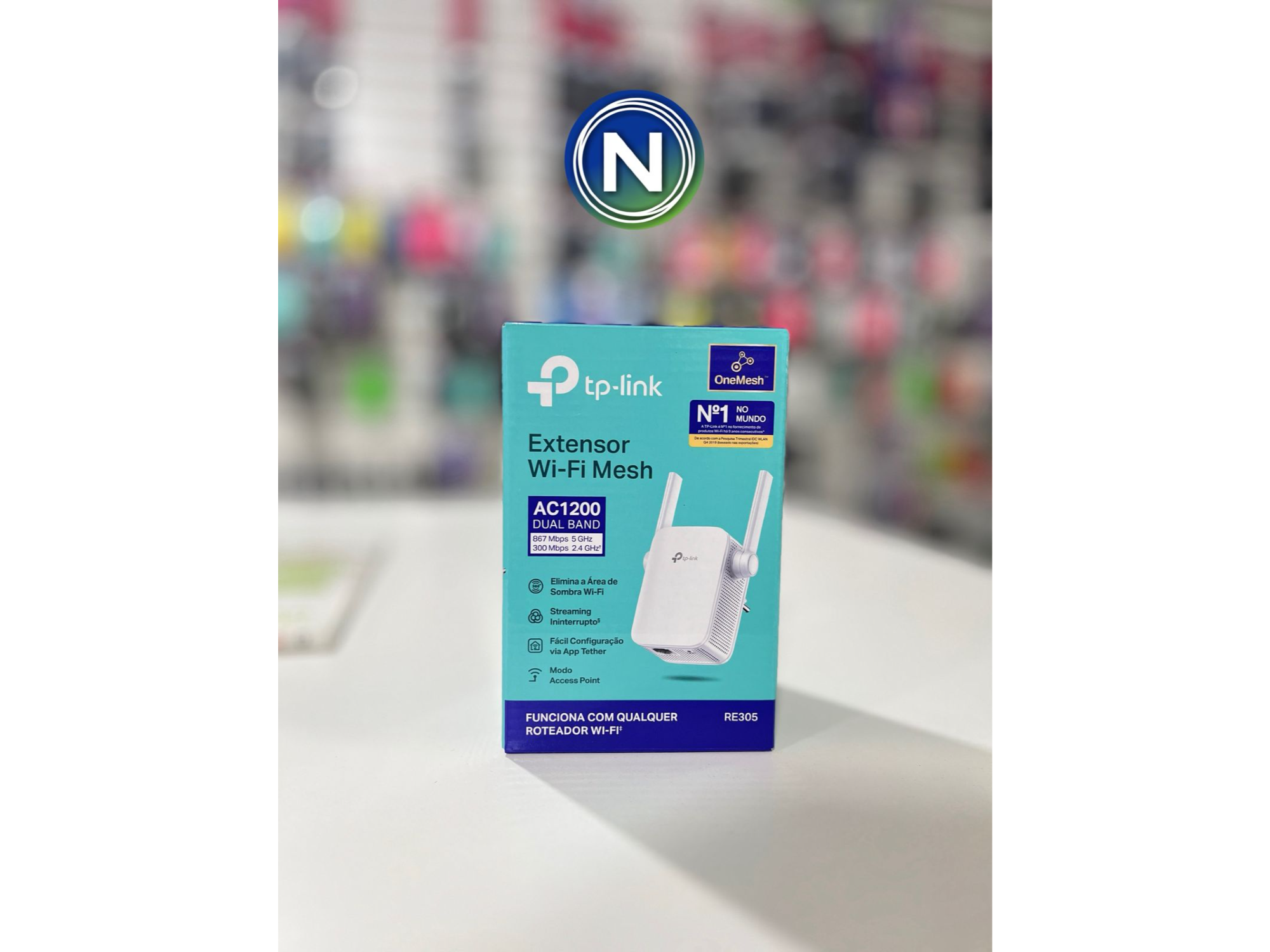 EXTENSOR WIFI TP-LINK RE305 AC1200 RANGE ONE MESH