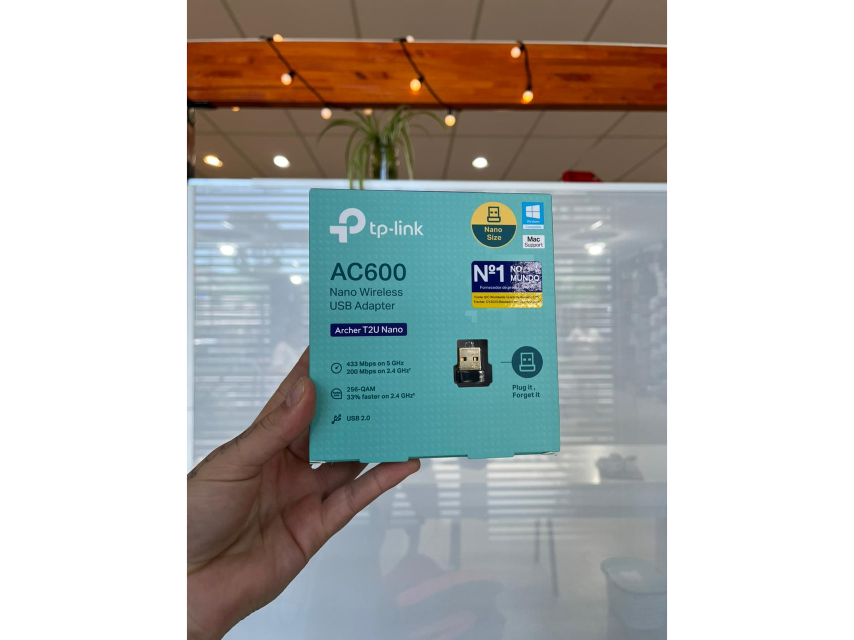 PLACA WIFI NANO ARCHER TU2 TP-LINK (AC600) USB DUAL BAND