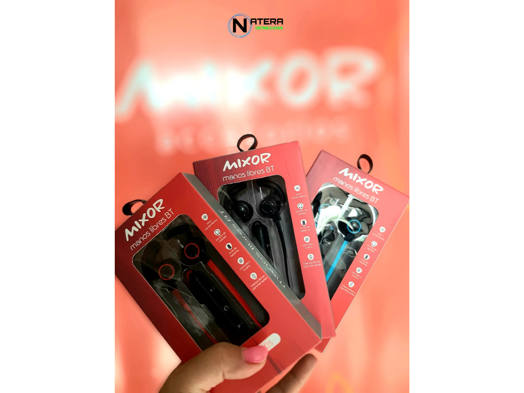 AURICULAR BLUETOOTH MIXOR (MOD92)