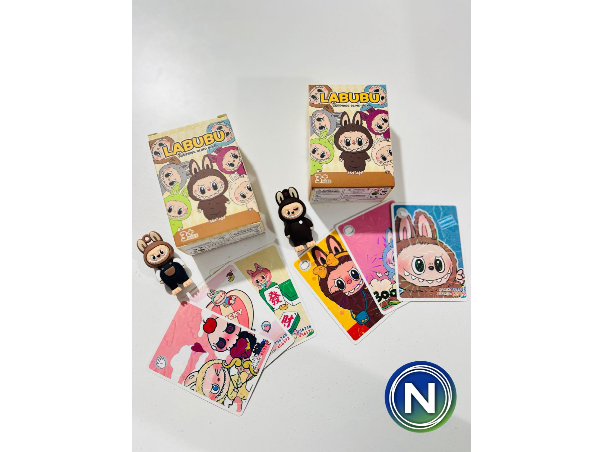 LABUBU LLAVERO CON CARTAS