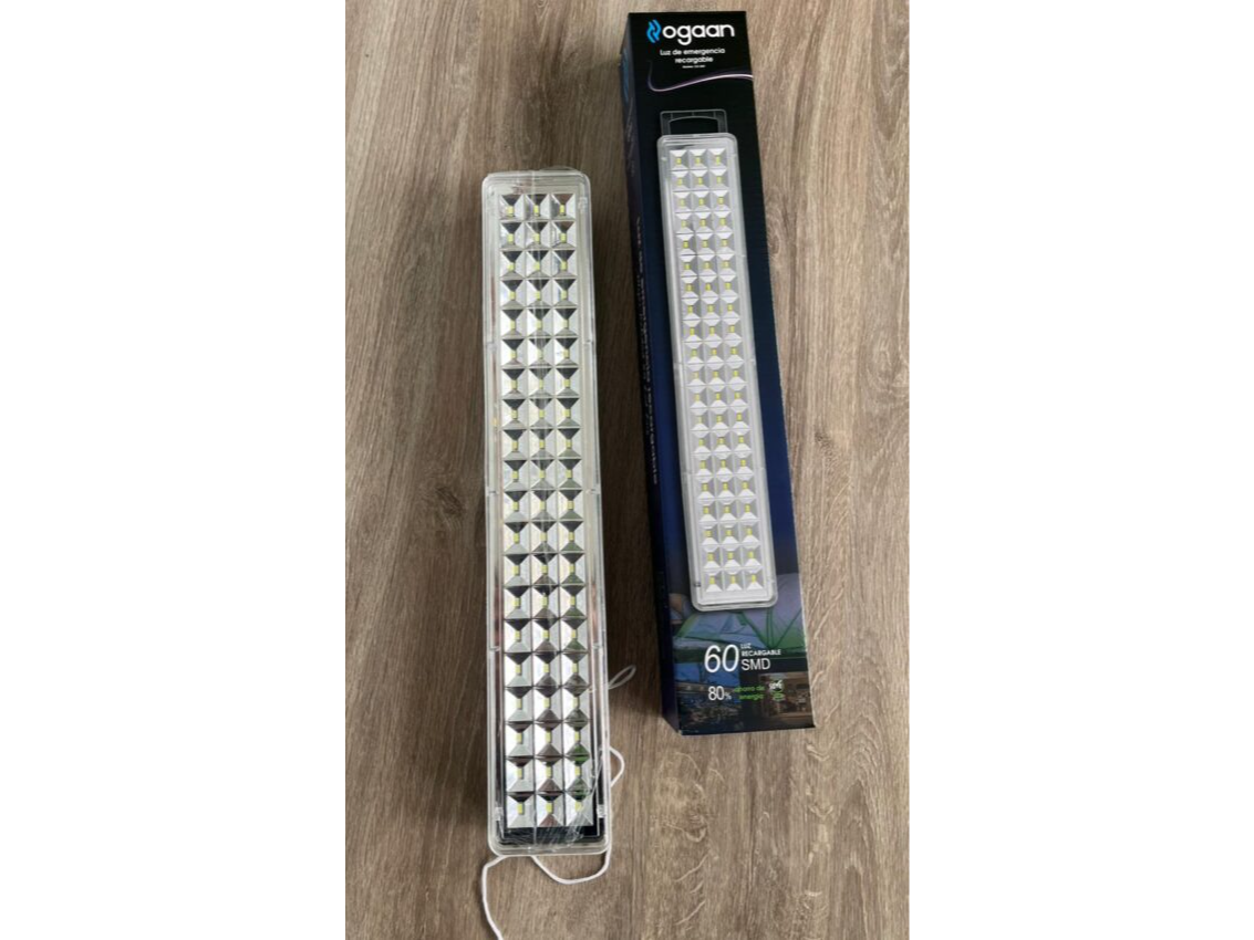LUZ DE EMERGENCIA 60 LED OGAAN