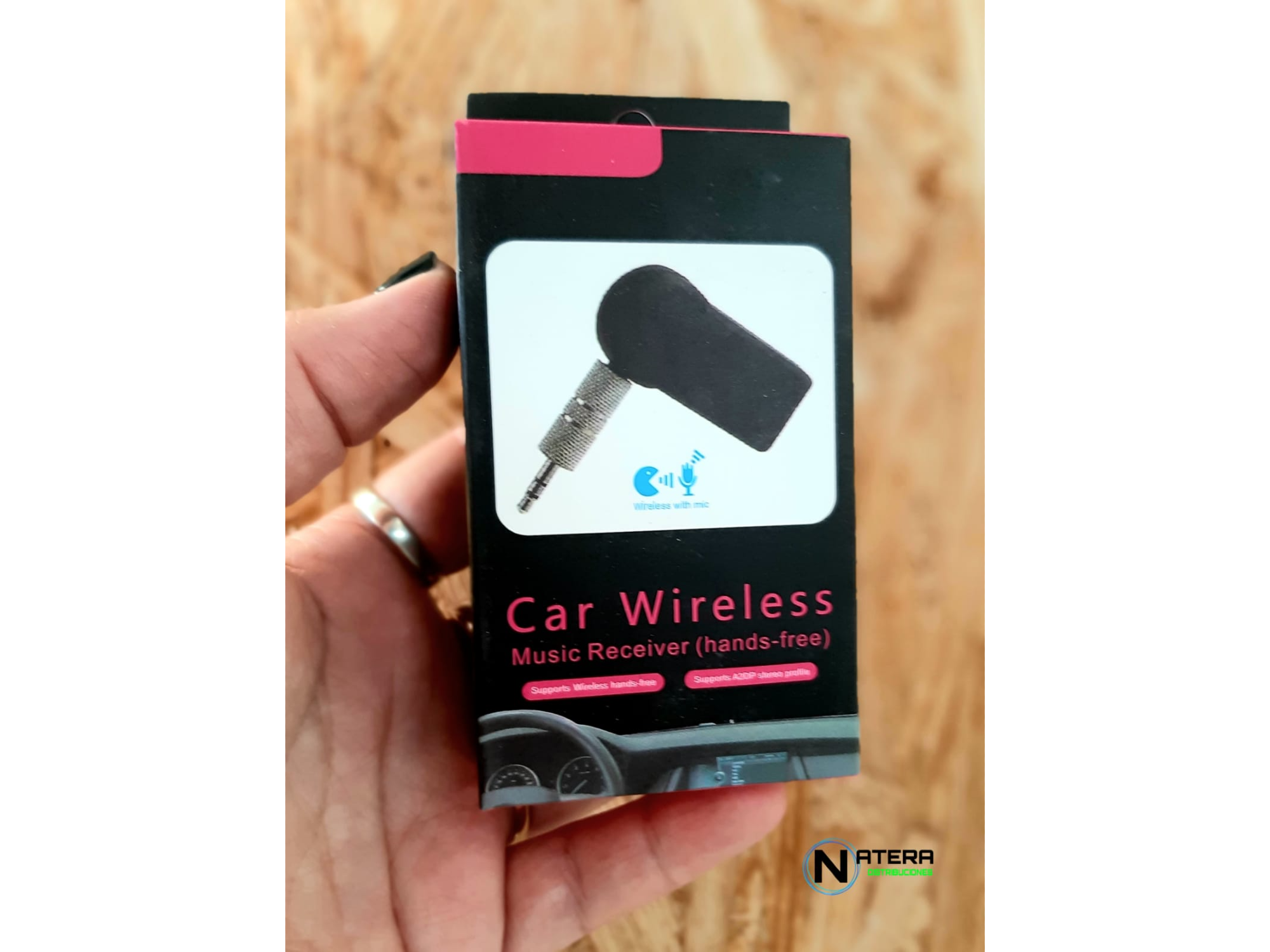 RECEPTOR BLUETOOTH EN CAJA CAR WIRELES