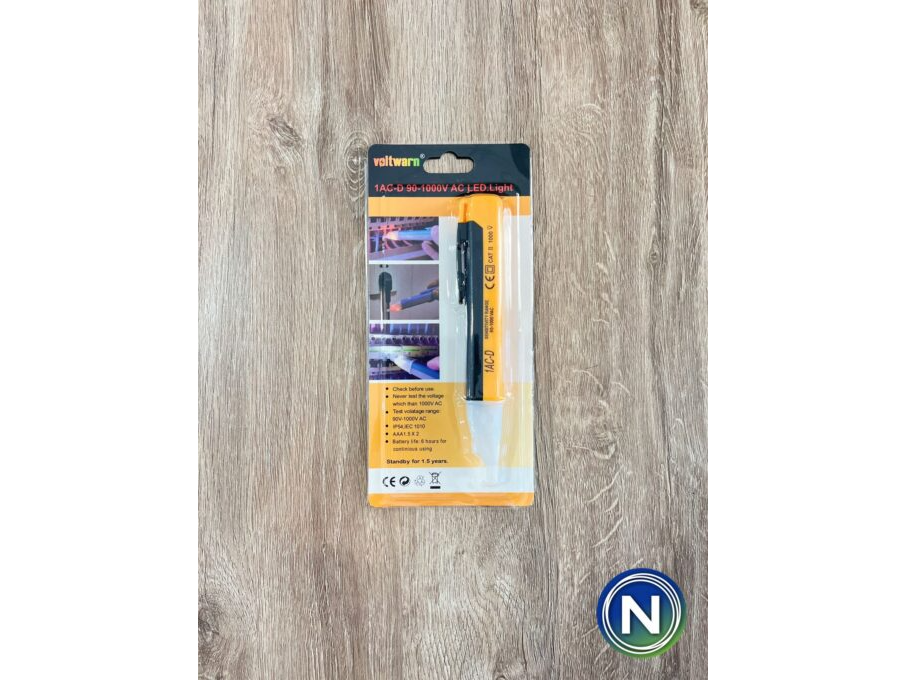 LAPIZ TESTER DE VOLTAJE C/LUZ 1000V AC