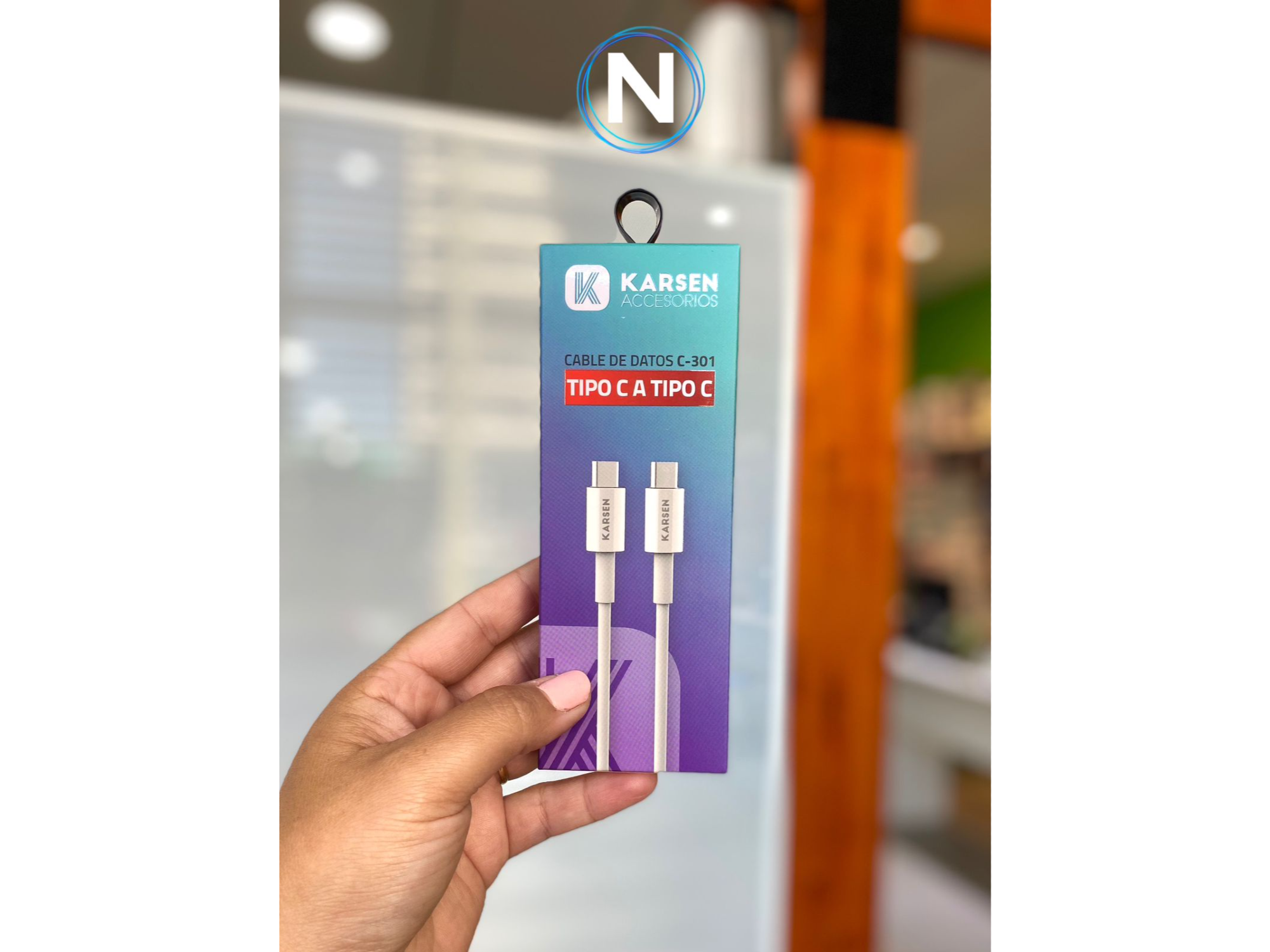 CABLE USB TIPO C A TIPO C 4,2A KARSEN (C-301)