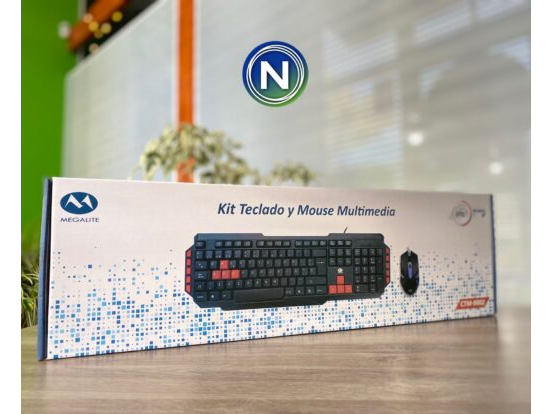 COMBO TECLADO + MOUSE C/CABLE MEGALITE (CTM-9002)