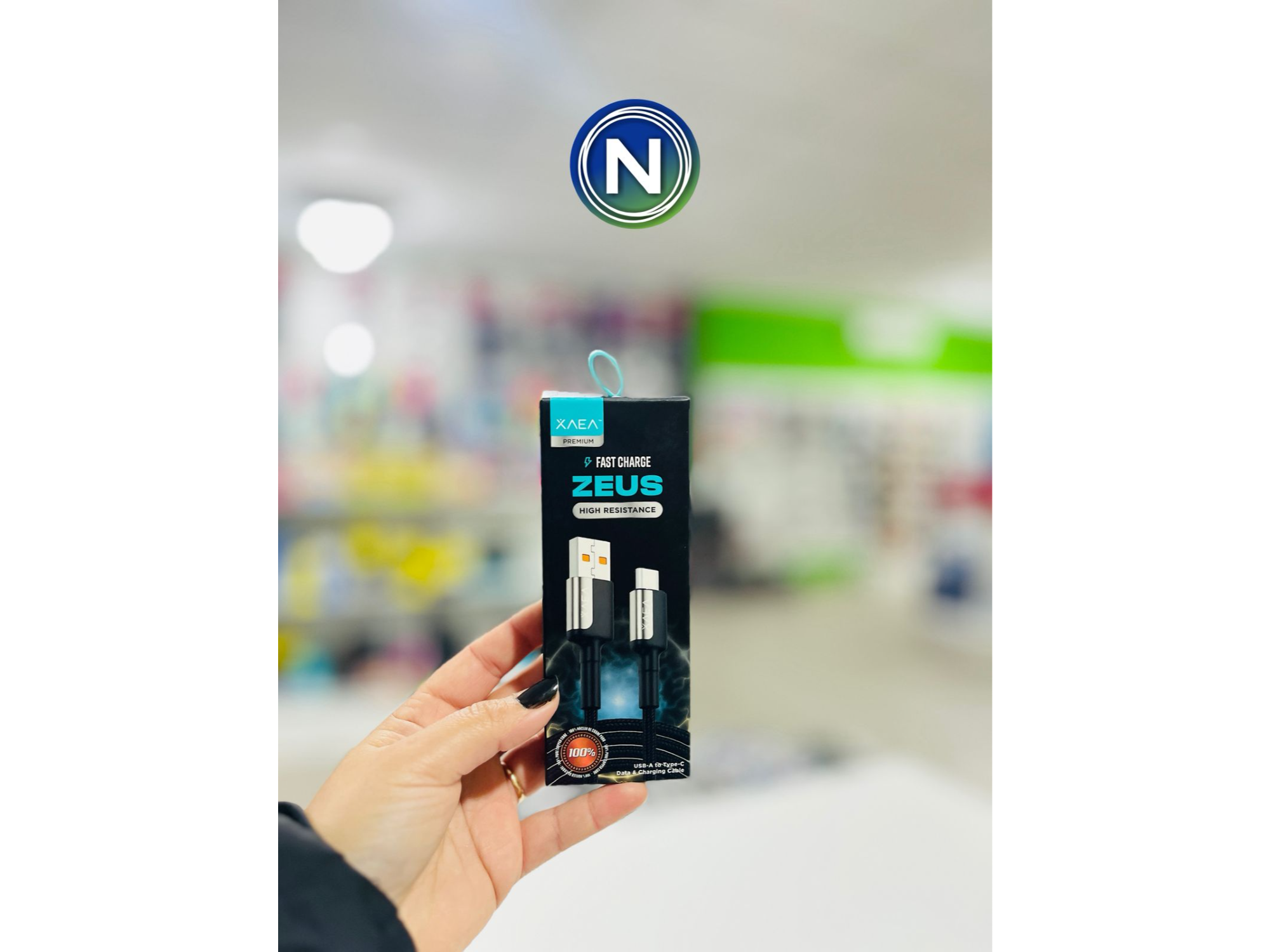 CABLE USB XAEA PREMIUM ZEUS TIPO C (MODX-103)