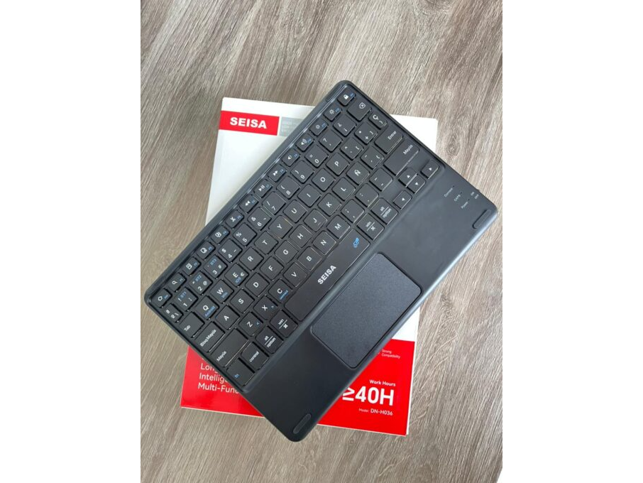 TECLADO SLIM BLUETOOTH CON TOCHPAD SEISA DN-H036