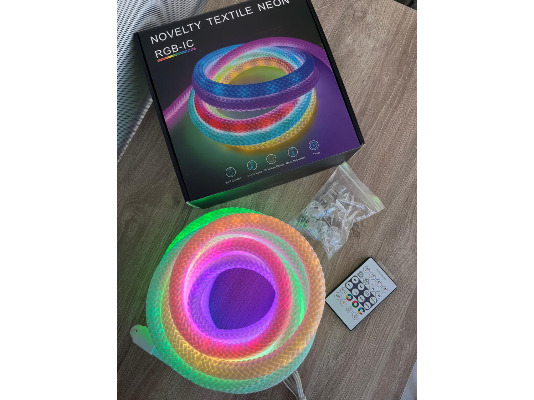 MANGUERA NEON 5MTS RGB (APP BT)