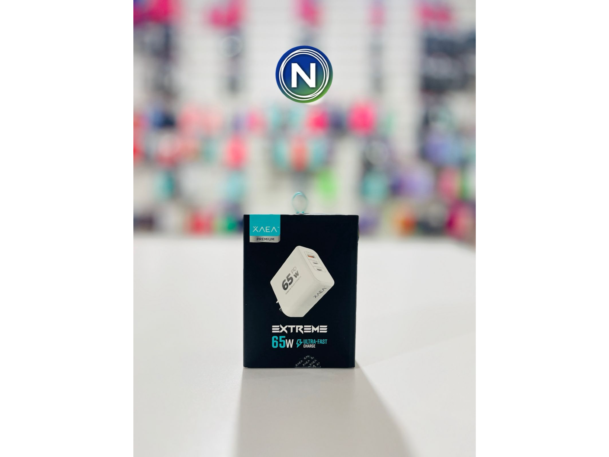 CARGADOR (CABEZAL) XAEA EXTREME 65W (1USB-A + 2 USB-C)