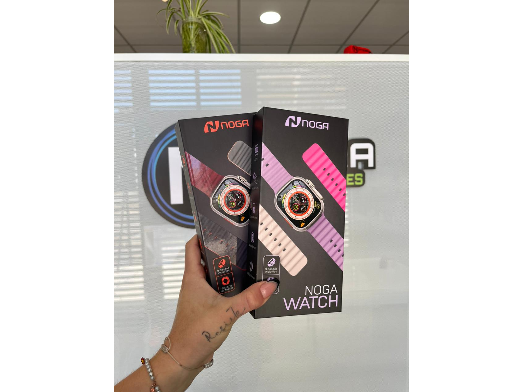 SMART WATCH NOGA 3 MALLAS + CASE + GLASS (NG-SW16S)(NG-SW17S)