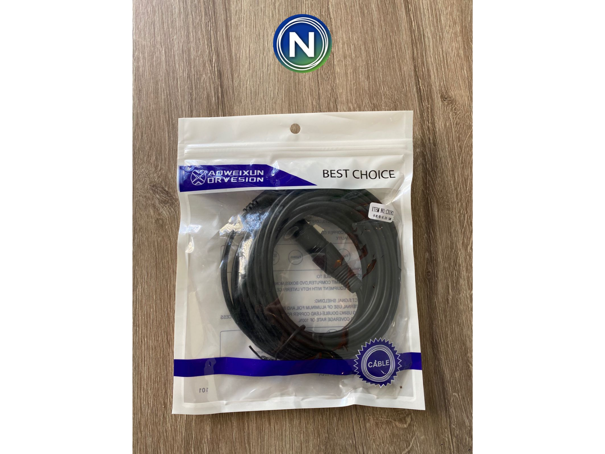 CABLE PLUG 6,5 A CANON MICROFONO 5MTS (CB182)