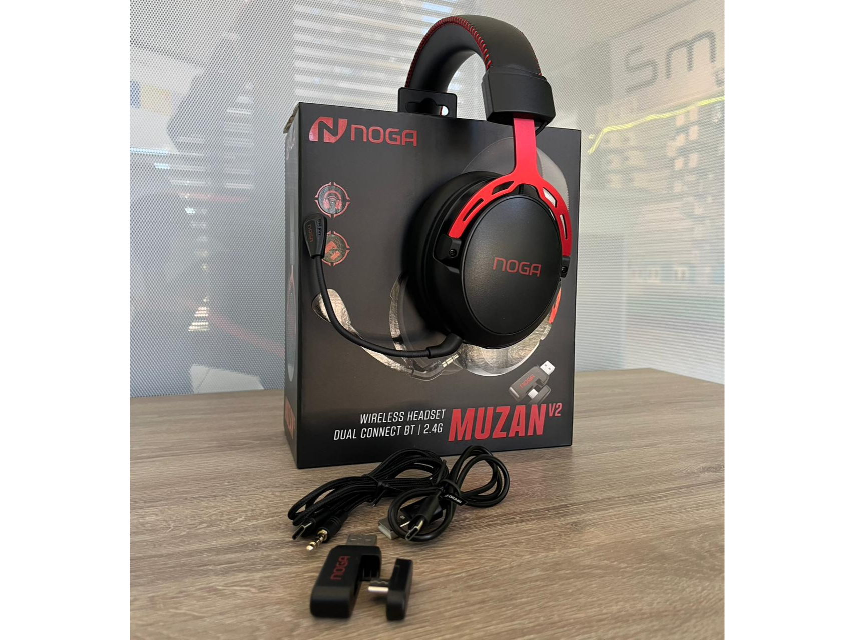 VINCHA GAMER INALAMBRICA MUZAN V2 NOGA C/MICROFONO