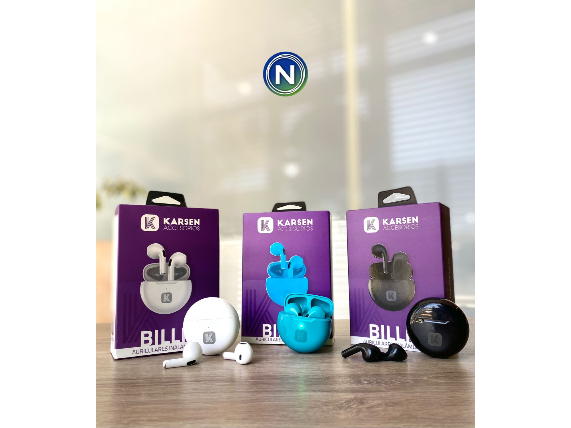 MANOS LIBRES TWINS EARBUDS KARSEN "BILLIE"